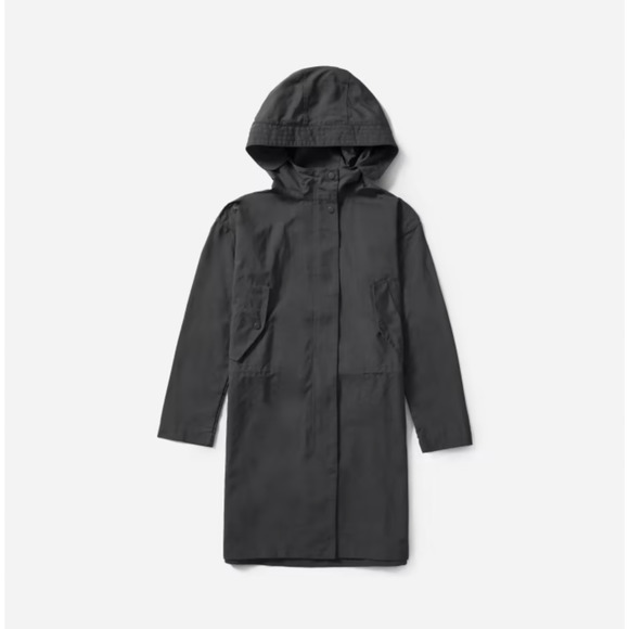 Everlane Jackets & Blazers - Everlane Womens The City Anorak Rain Coat XS Black NWOT